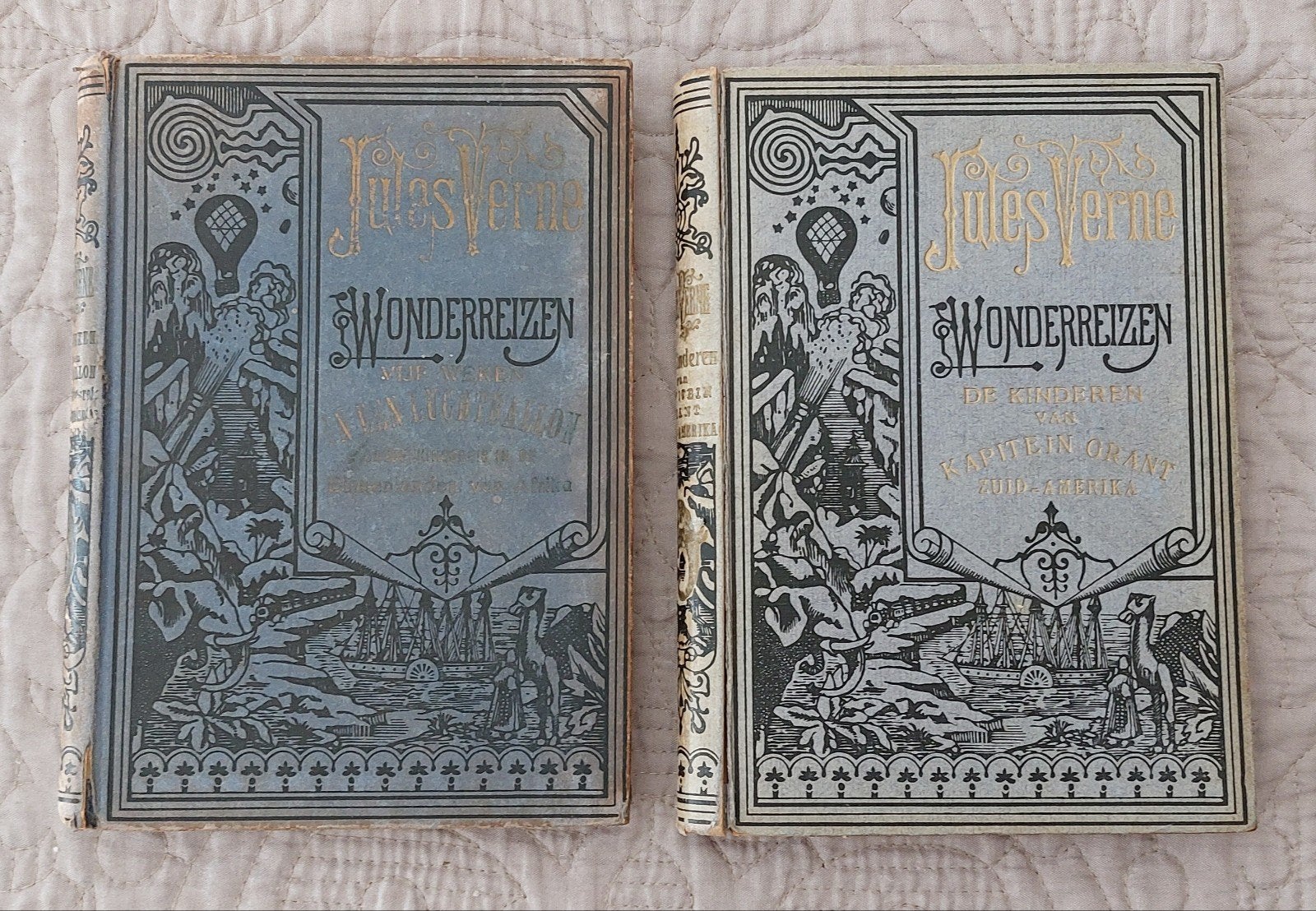Jules Verne boeken wonderreizen van 1930/1934, Boeken, Ophalen of Verzenden, Gelezen, Jules Verne, Nederland