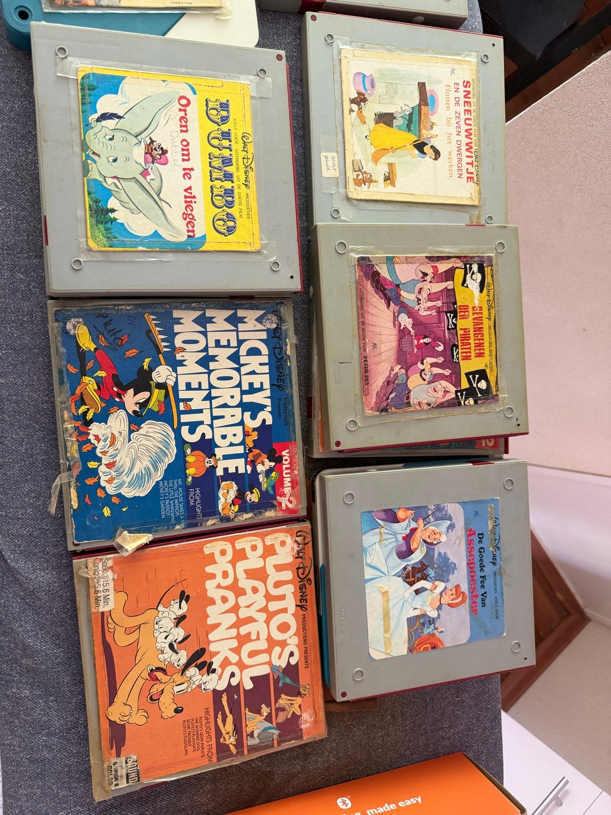 Vintage Disney Filmstrips / Projector Films - Collectie, Ophalen, Gebruikt