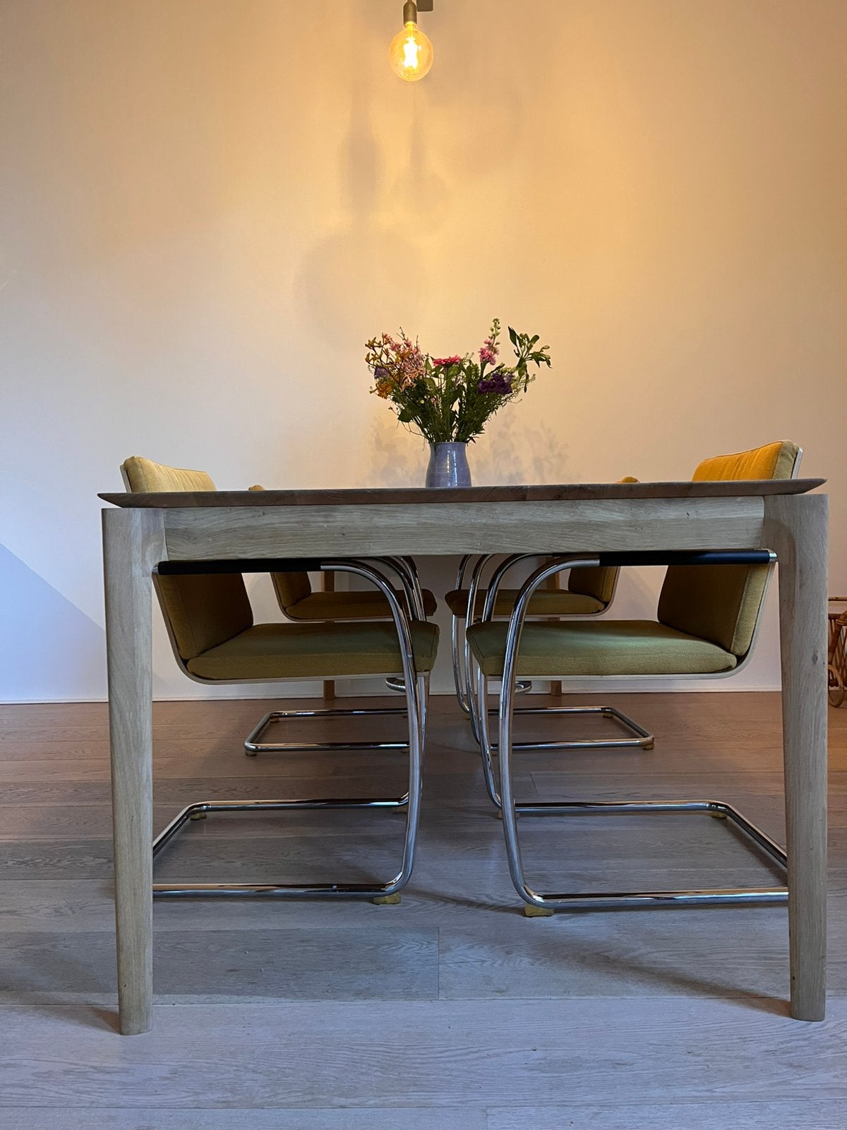Ethnicraft eettafel 240x100 cm, Huis en Inrichting, Tafels | Eettafels, Gebruikt, 50 tot 100 cm, 200 cm of meer, Vijf personen of meer