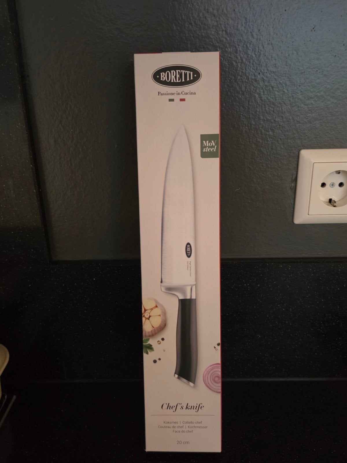 Boretti Chef's knife - Nieuw - 4 beschikbaar, Ophalen of Verzenden, Nieuw