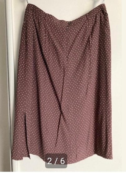 Damesrok, Bruin, Maat 46/48 (XL) of groter, Ophalen of Verzenden, Zo goed als nieuw