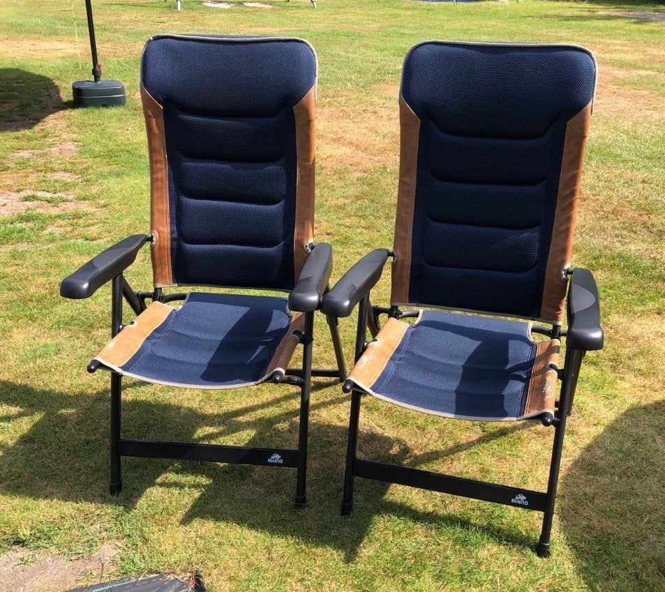 Camping standen stoel - Gebruikt, in goede staat, Ophalen of Verzenden, Gebruikt, Campingstoel
