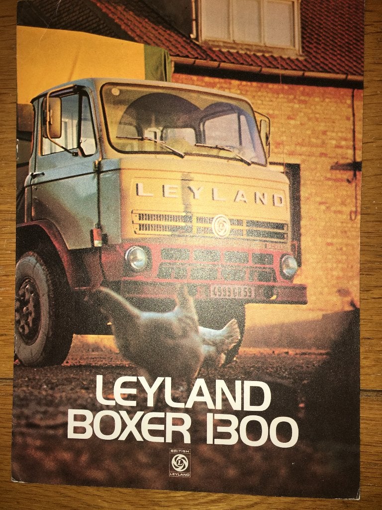 Leyland Boxer 1300 brochure folder 1974 1975 Nederland, Ophalen of Verzenden, Zo goed als nieuw, Overige merken