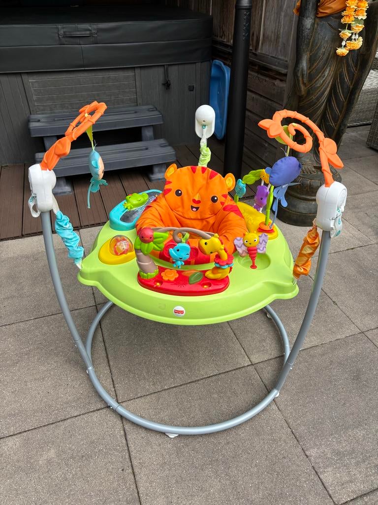 Fisher-Price Jumperoo met tijgerzitje, Ophalen, Gebruikt
