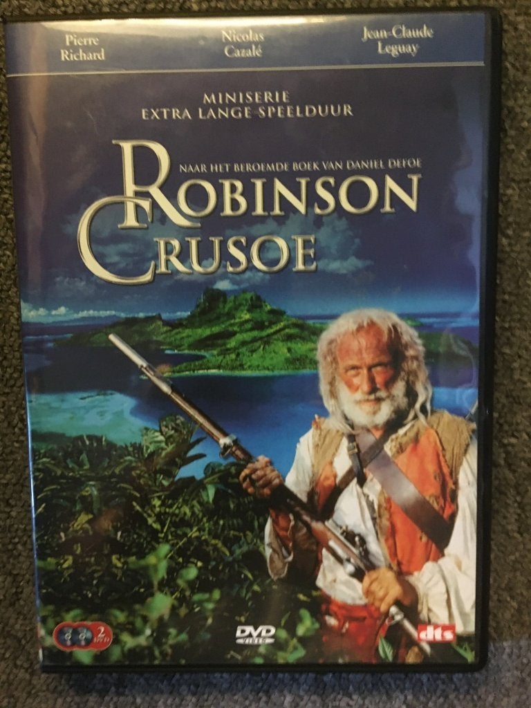 2 DVD Robinson Crusoe TV-Mini serie, Nederlands, Ophalen of Verzenden, Zo goed als nieuw, Frans