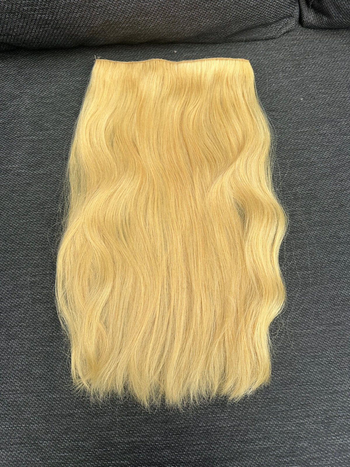 Blonde Haarweft 100% echt haar volle haarpunten, Verzenden, Nieuw, Pruik of Haarverlenging