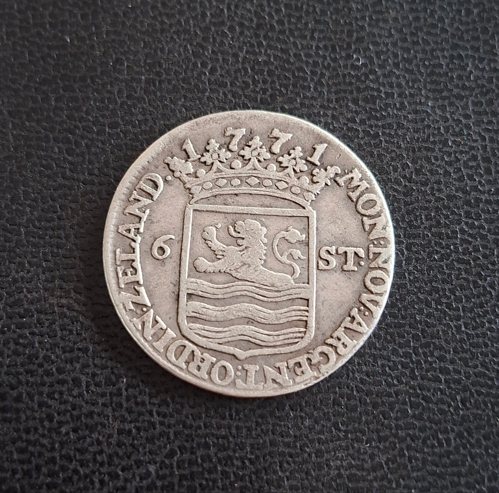 scheepjesschelling 1771 zeeland zilver provinciaal, Postzegels en Munten, Vóór koninkrijk, Zilver, Losse munt, Overige waardes