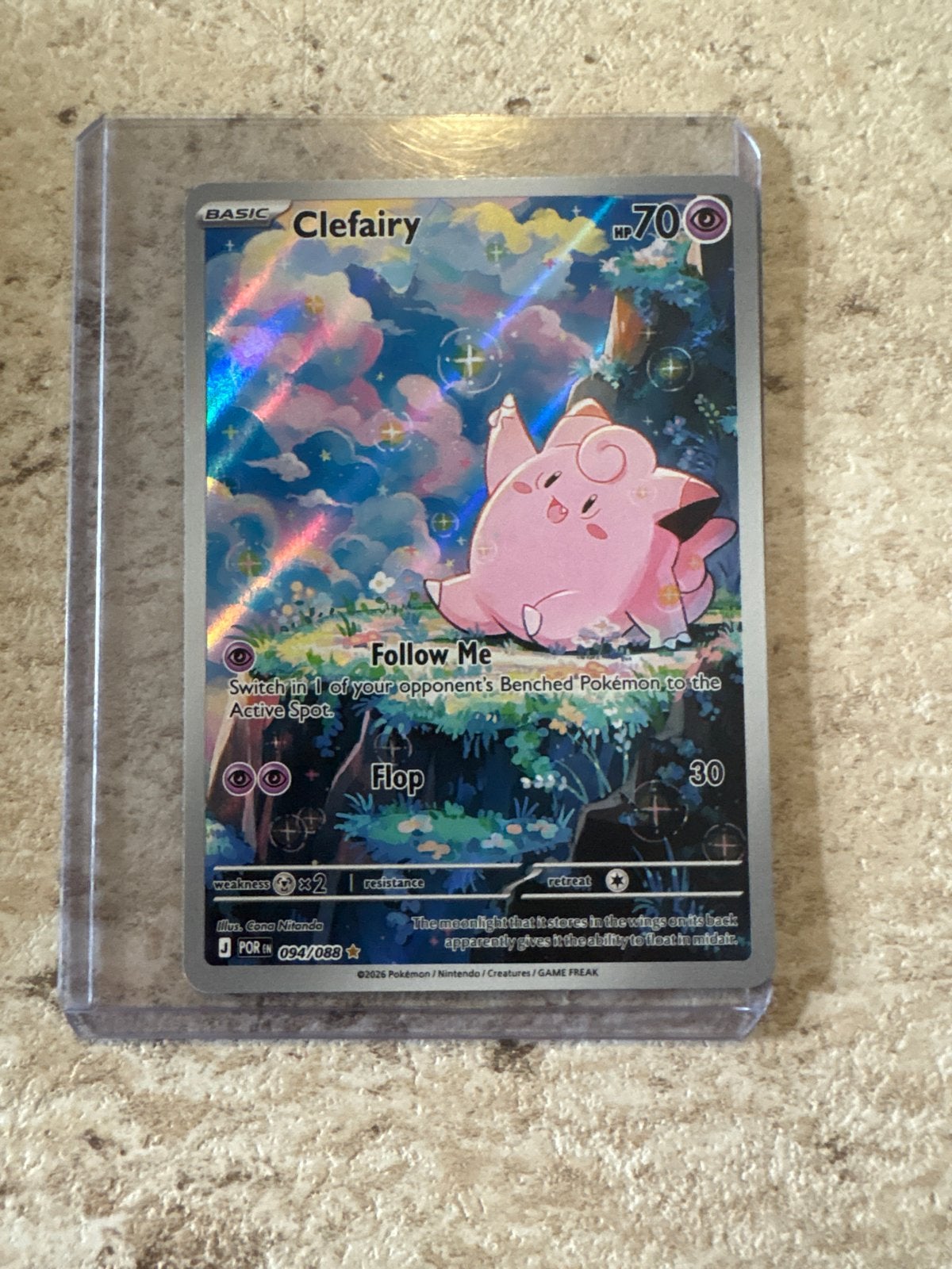 Clefairy Pokémon Kaart 094/088 -nieuw, Hobby en Vrije tijd, Verzamelkaartspellen | Pokémon, Ophalen of Verzenden, Zo goed als nieuw