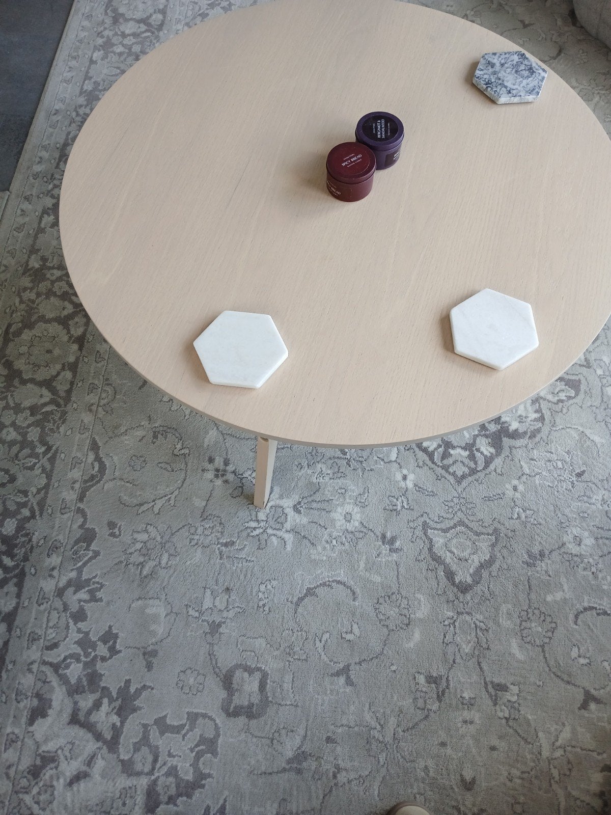 salontafel jakobsfors ikea 80cm, 50 tot 100 cm, Rond, Zo goed als nieuw, 50 tot 100 cm