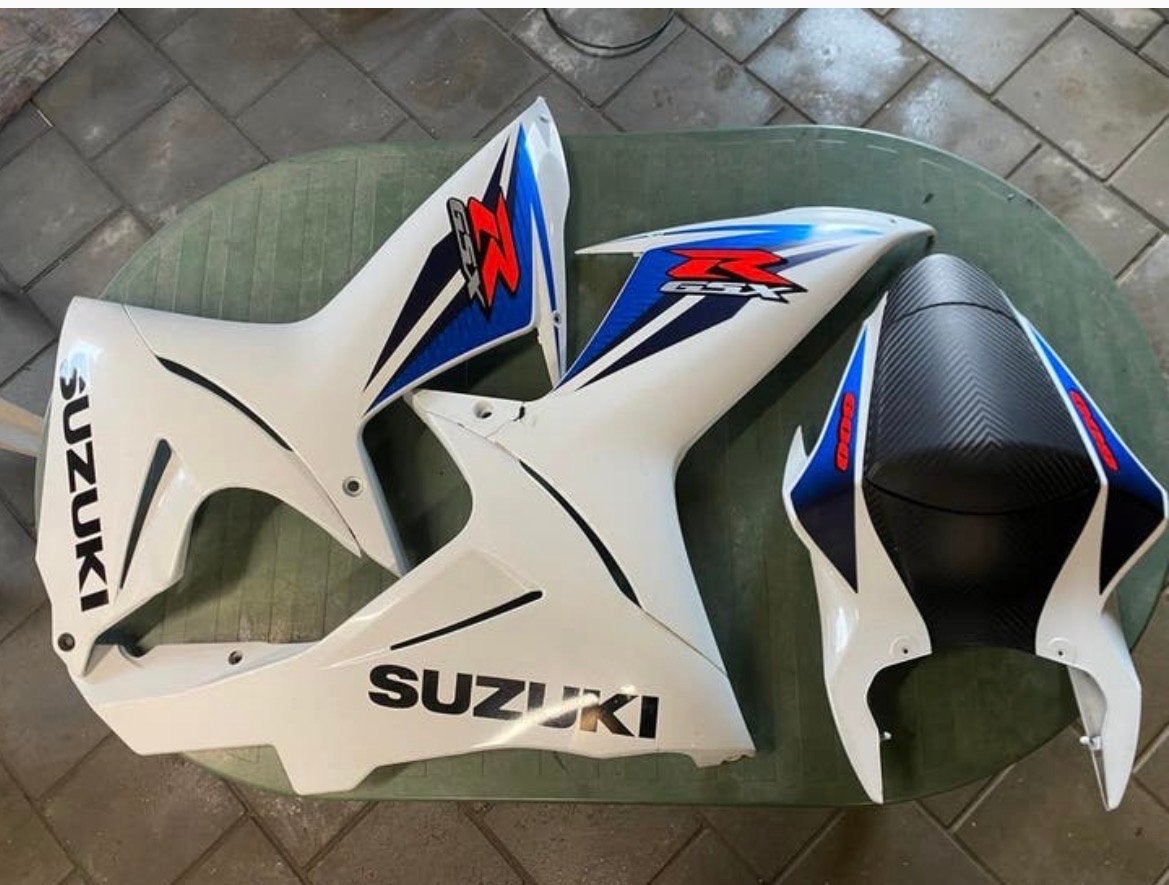 Zijkuip Suzuki GSX-R - Wit/Blauw, Ophalen of Verzenden, Gebruikt