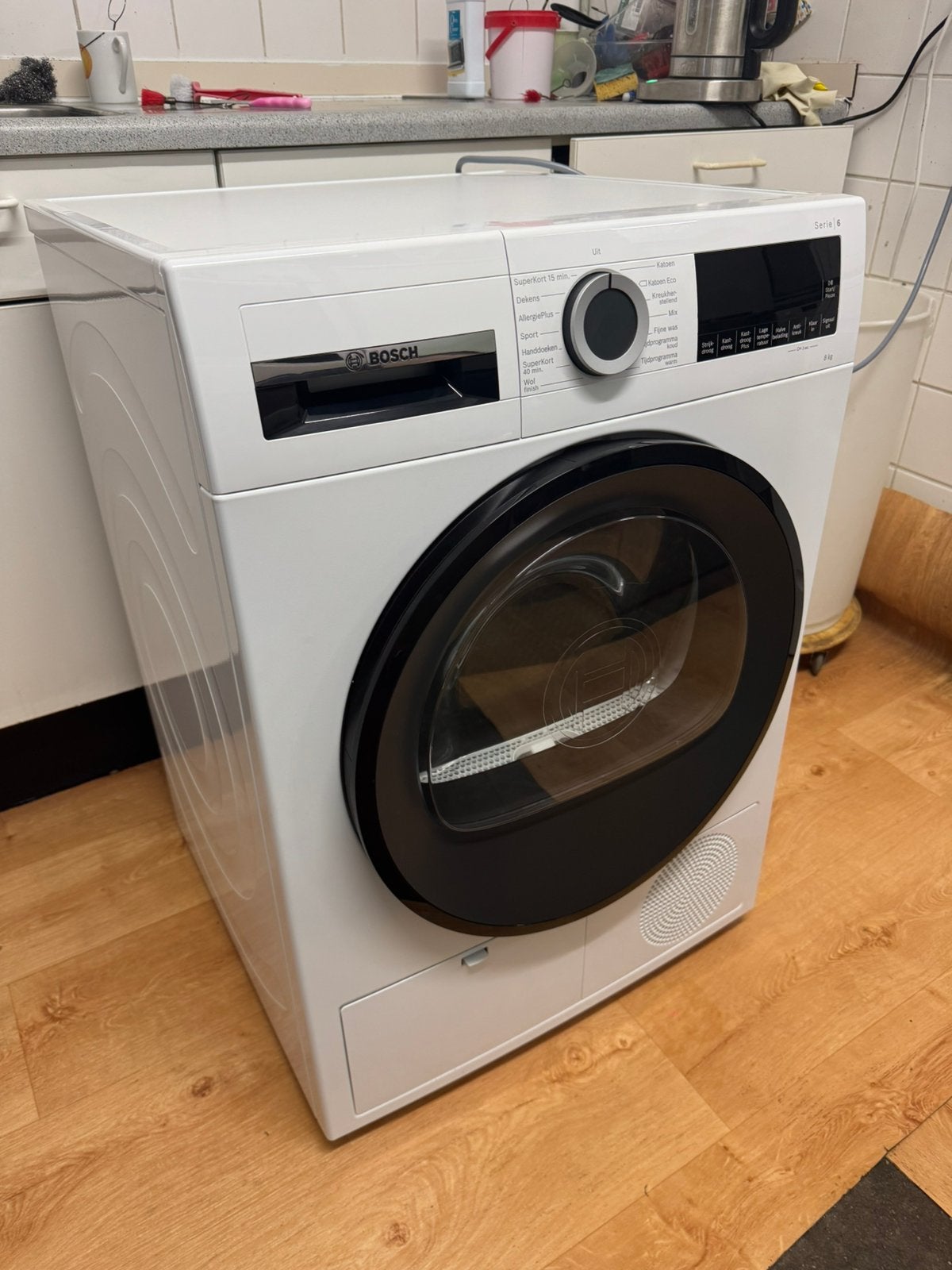 Bosch Serie | 6 Condensdroger | Werkt Goed | Schoon, Ophalen, 6 tot 8 kg, Gebruikt, Minder dan 85 cm