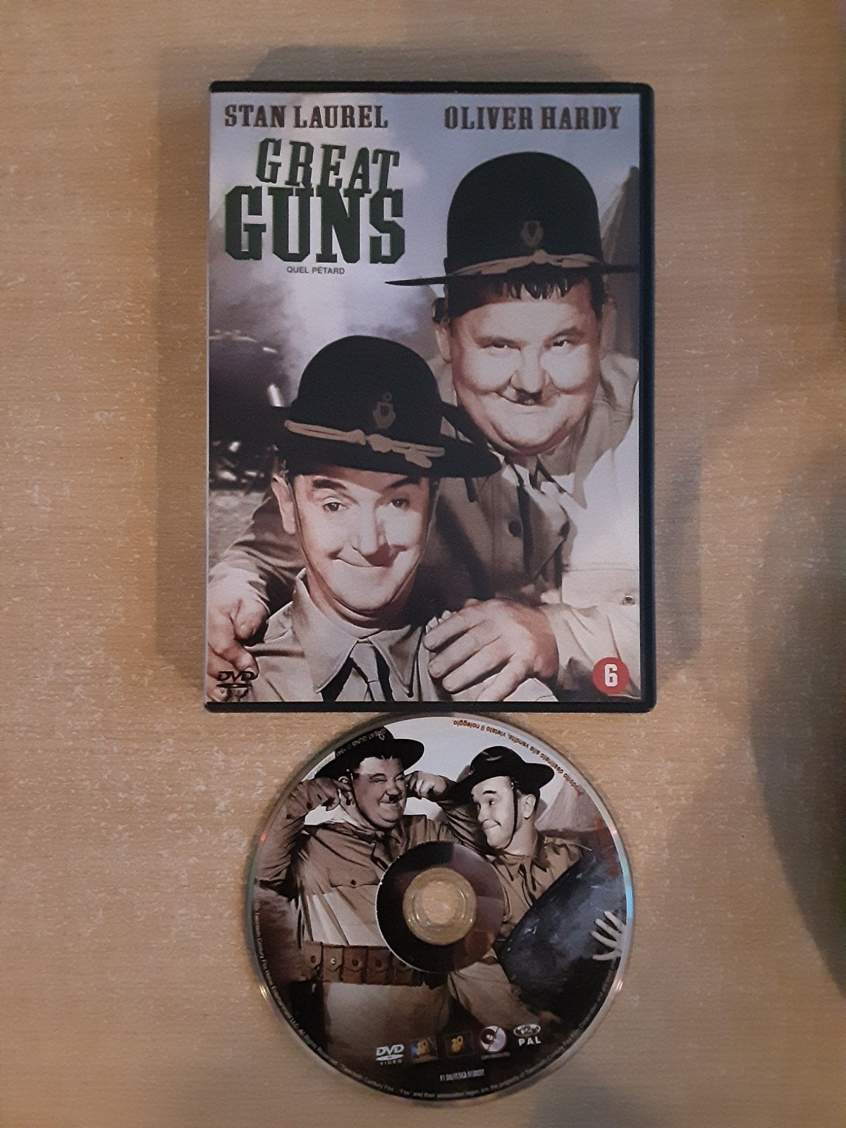 Film Great Guns (Stan Laurel en Oliveren Oliver Hardy), Engels, Alle leeftijden, Nederlands, Ophalen of Verzenden