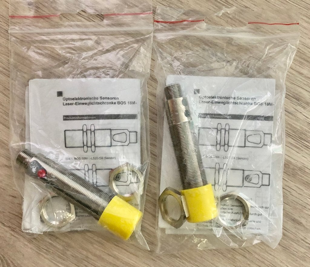 BALLUFF - Laser Zender-Ontvanger-Sensoren - 0 tot 60 meter, Ophalen of Verzenden, Nieuw