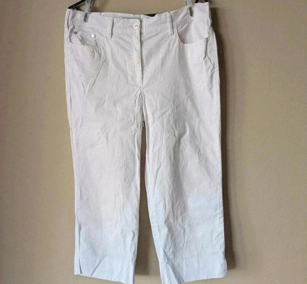Witte broek van zerres maat L (3), Ophalen of Verzenden, Zo goed als nieuw, Wit, Lang