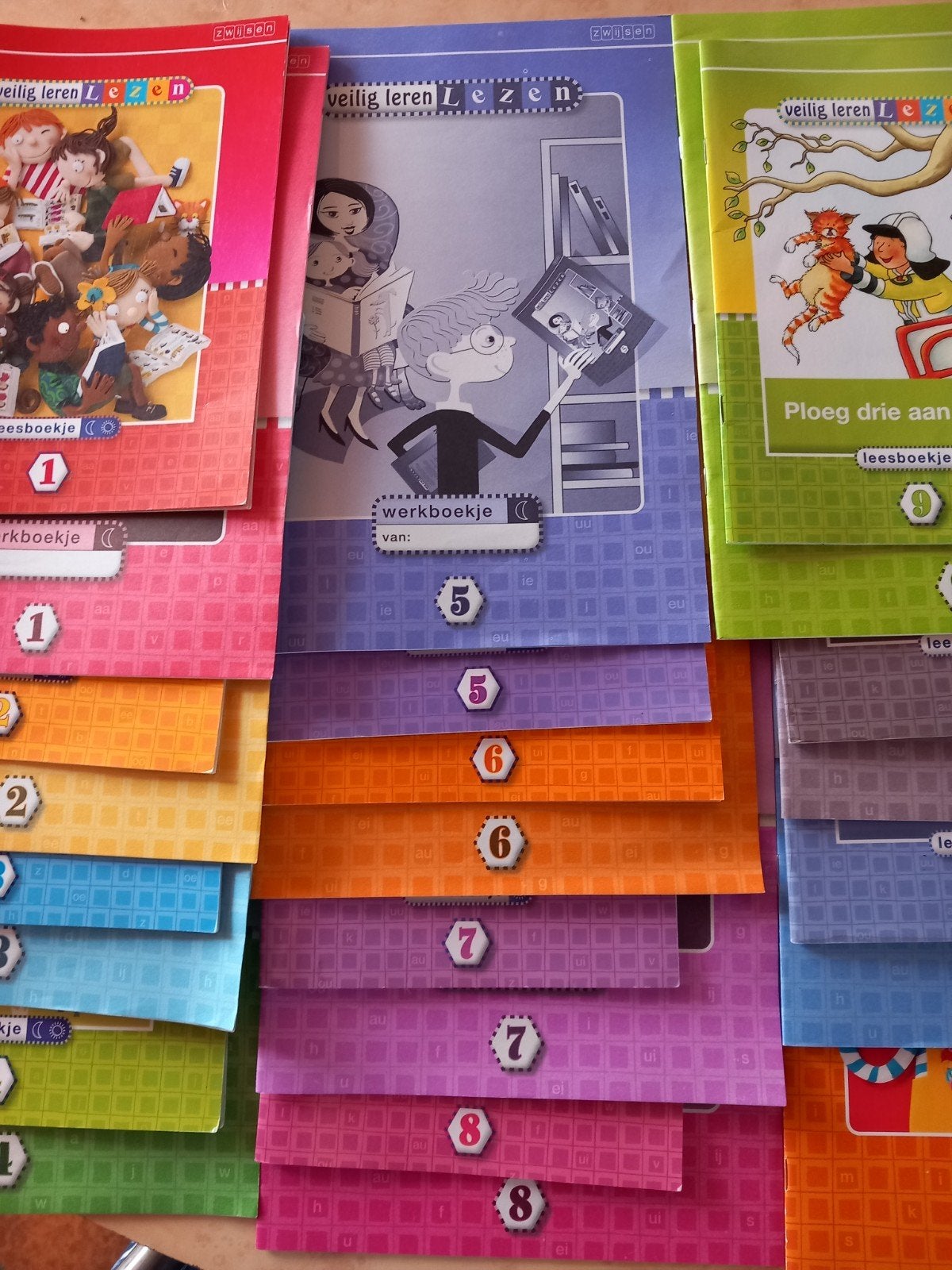 Veilig Leren Lezen - Complete set leesboekjes en werkboekjes, Ophalen of Verzenden, Zo goed als nieuw, Zwijsen, Fictie algemeen