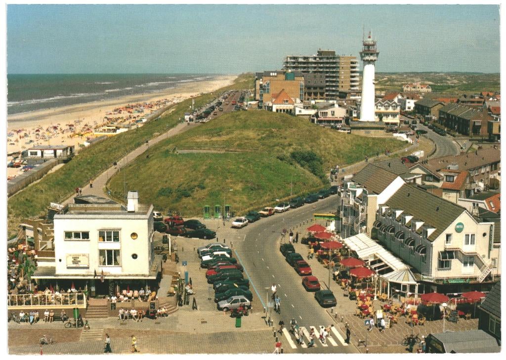 991444 Egmond aan Zee 80+ NH _Gelopen met mooie zegel kunst, Ophalen of Verzenden, 1980 tot heden, Gelopen, Noord-Brabant