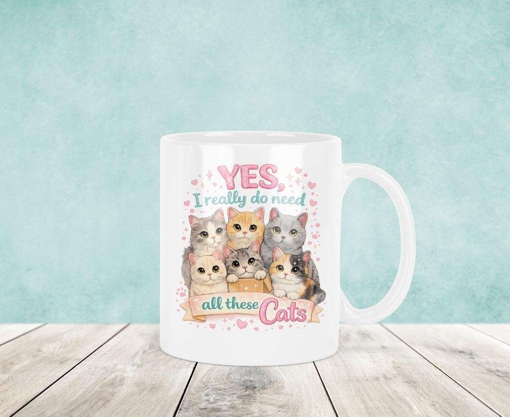 Really Need all These Cats - Katten Mok, Verzenden, Keramiek, Nieuw, Overige stijlen