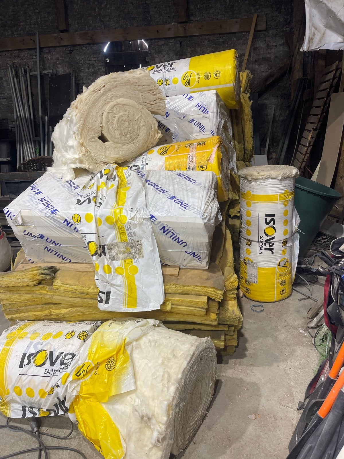 Isover Systemroll 400 isolatie, Gebruikt, 12 cm of meer, Ophalen of Verzenden, 15 m² of meer