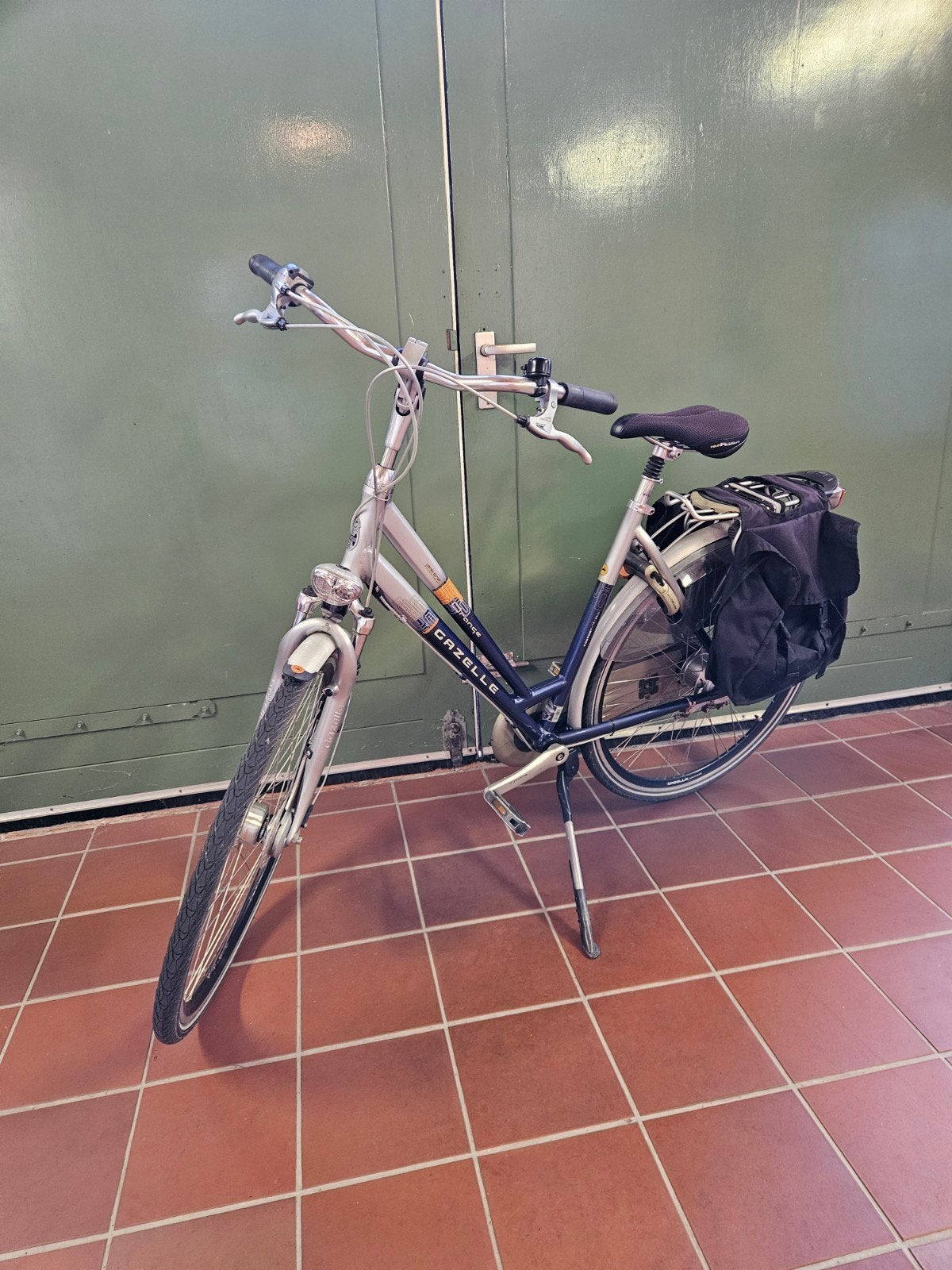 Gazelle Orange Limite edison damesfiets blauw/zilver 53", Ophalen, Gebruikt, Versnellingen, Gazelle