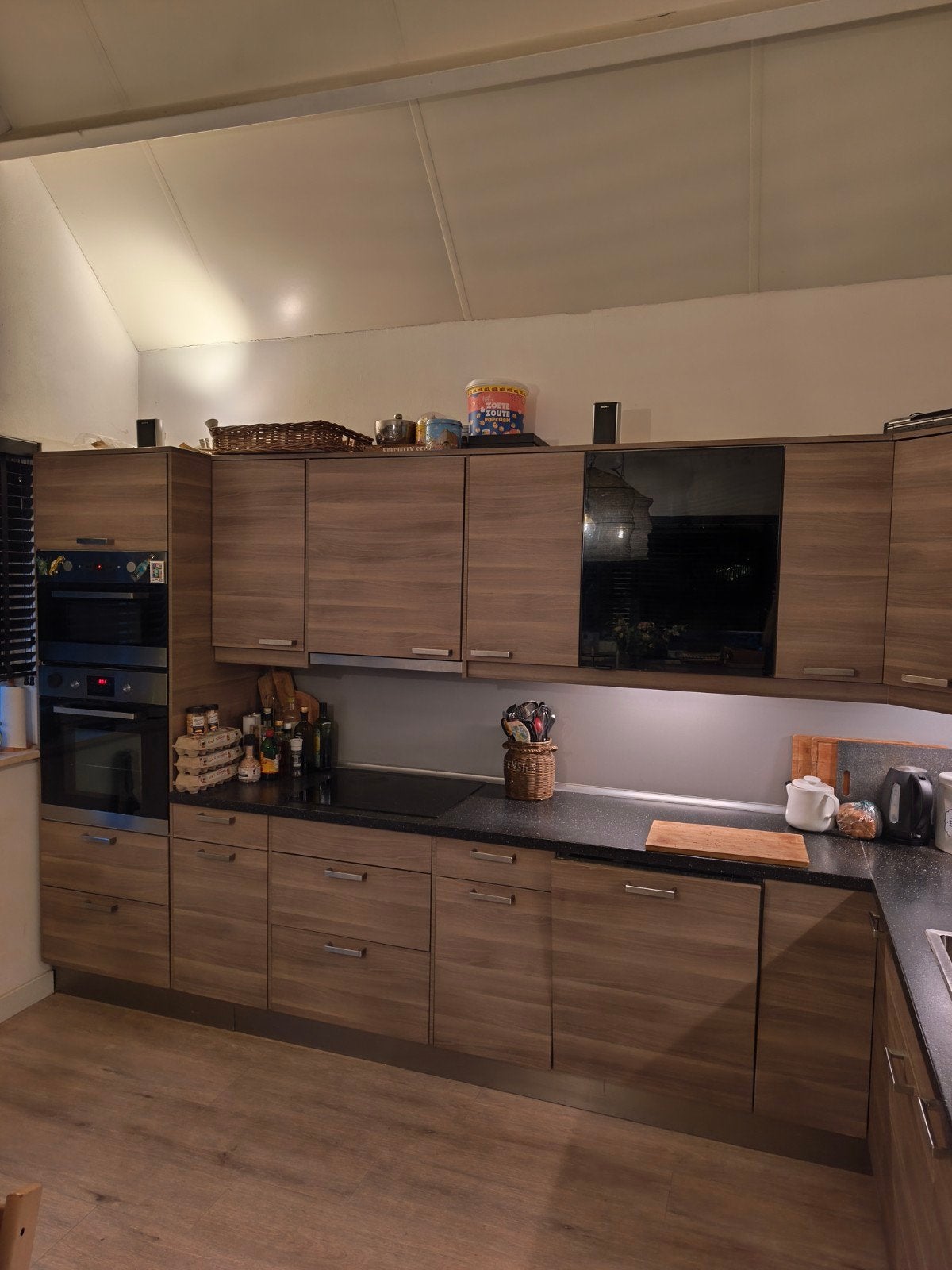 complete keuken Ikea, Ophalen, Gebruikt, Bruin, Hoekkeuken