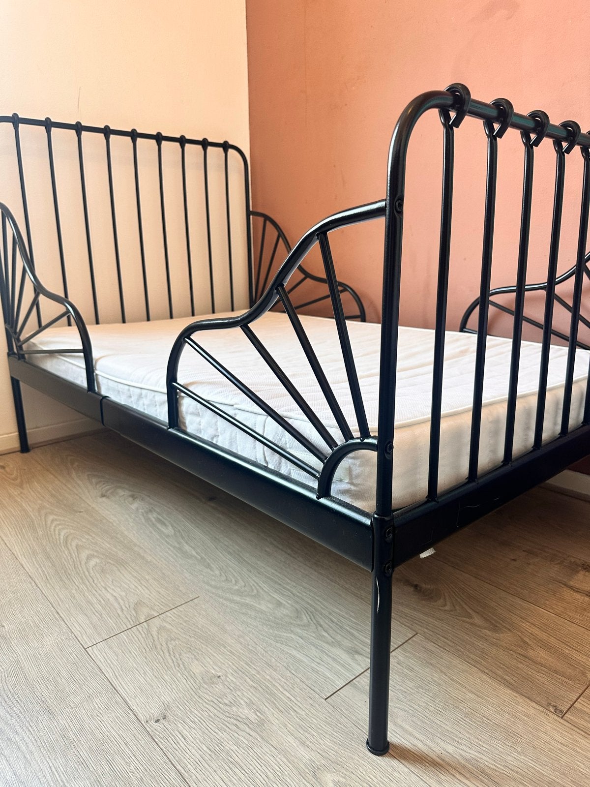 IKEA meegroeibed - Zo goed als nieuw, Ophalen, 70 tot 85 cm, Zo goed als nieuw, Lattenbodem