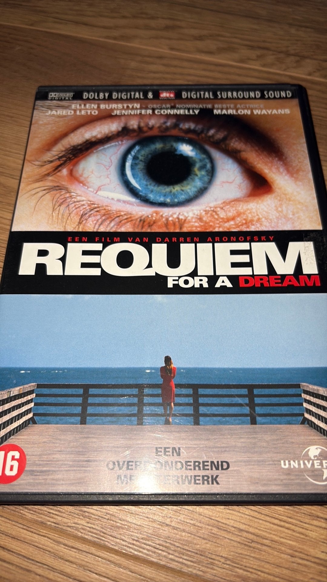 Requiem for a Dream van Darren Aronofsky met Jared Leto., Vanaf 16 jaar, Ophalen of Verzenden, Zo goed als nieuw