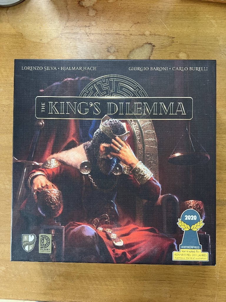 The King's Dilemma - Legacy bordspel, Hobby en Vrije tijd, Drie of vier spelers, Ophalen of Verzenden, Nieuw, Horrible Guild