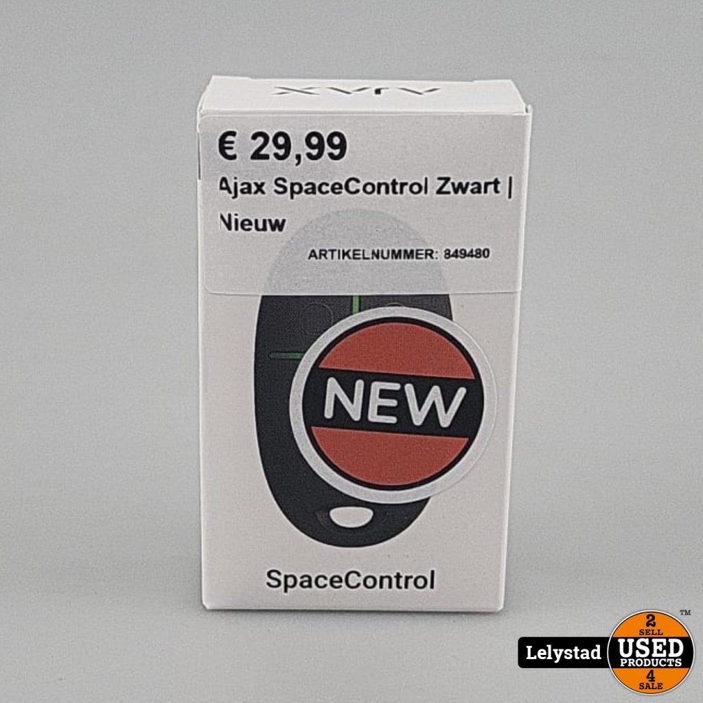 Ajax SpaceControl Zwart | Nieuw, Flex Ltd., Gebruikt, https://flex.com/contact-us, Nobelstraat 10, 5807 GA Oostrum LB, Limburg, Nederland