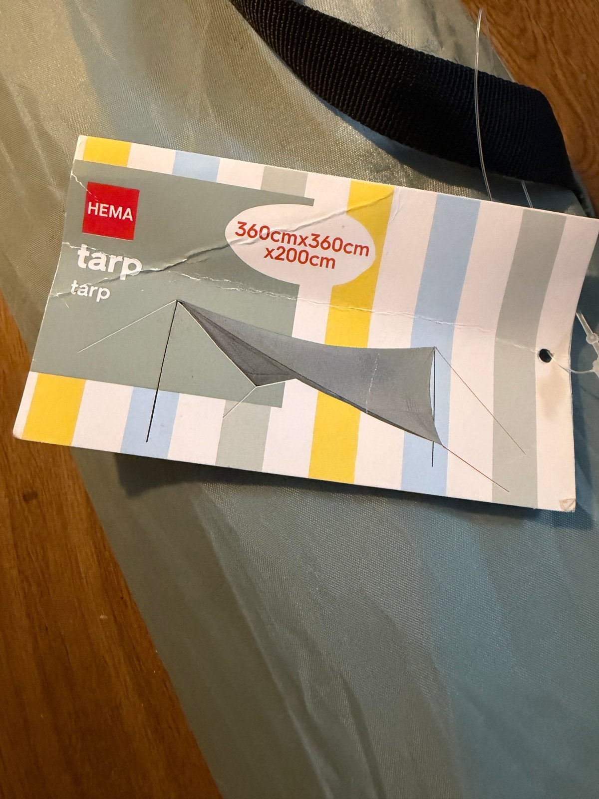 Hema Tarp 360x360x200cm - Nieuw in verpakking, Ophalen, Nieuw