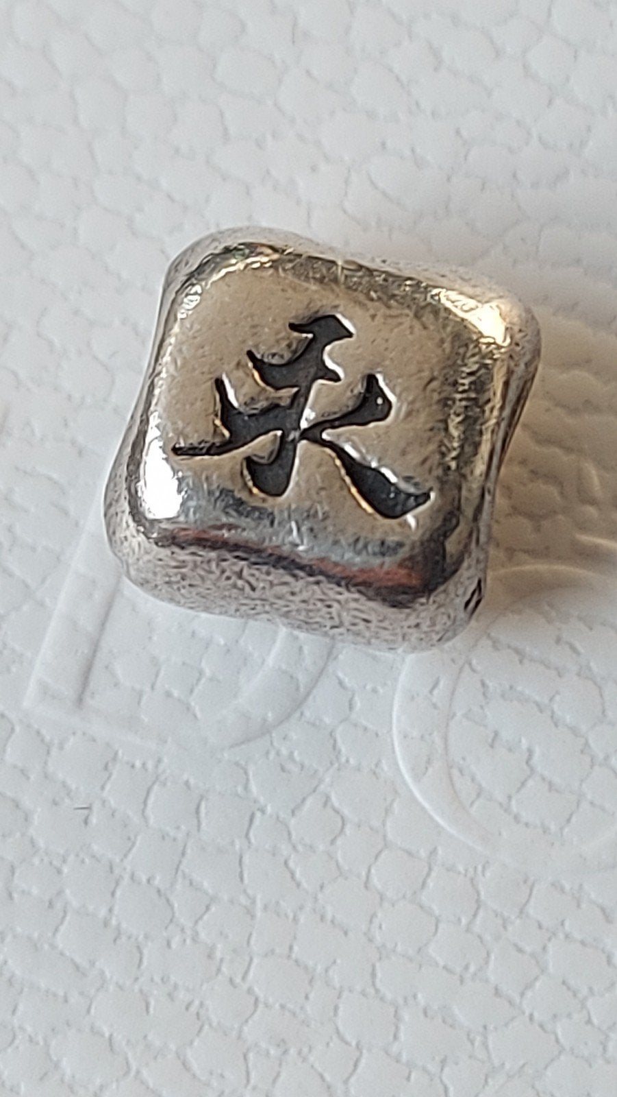 Originele Pandora bedel chinees teken EEUWIGHEID, Ophalen of Verzenden, Zo goed als nieuw, Zilver, Pandora