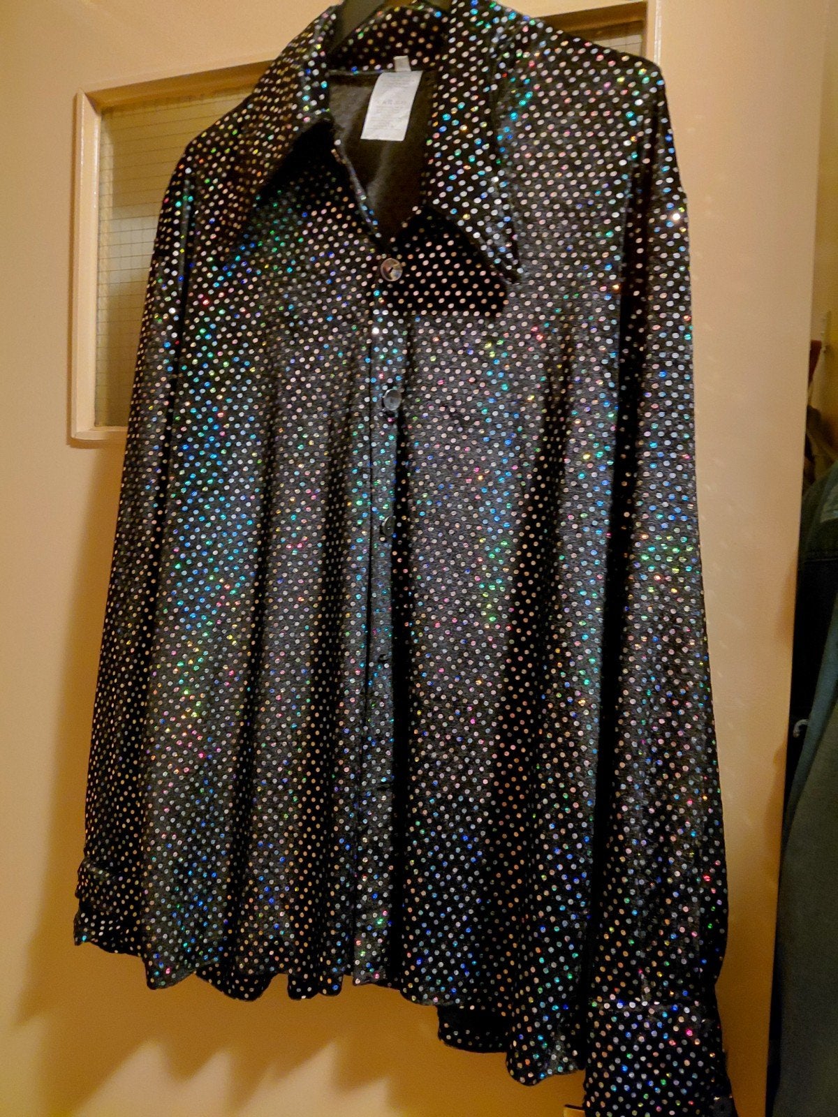 T.KAGlitterblouse maat 52 z.g.a.n€20., Ophalen of Verzenden, Zo goed als nieuw, Maat 46/48 (XL) of groter, Zwart