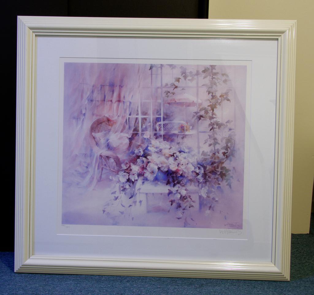 Schilderij Willem Haenraets litho/zeefdruk nr 158/1950 lijst, Antiek en Kunst, Ophalen
