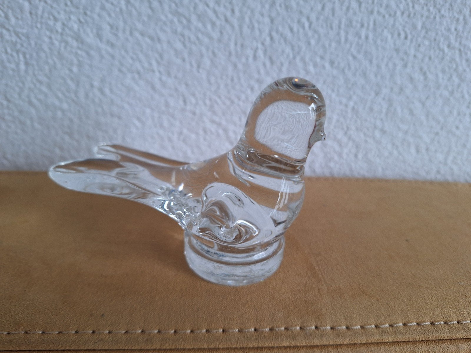 Glazen vogel beeldje - decoratie, Ophalen