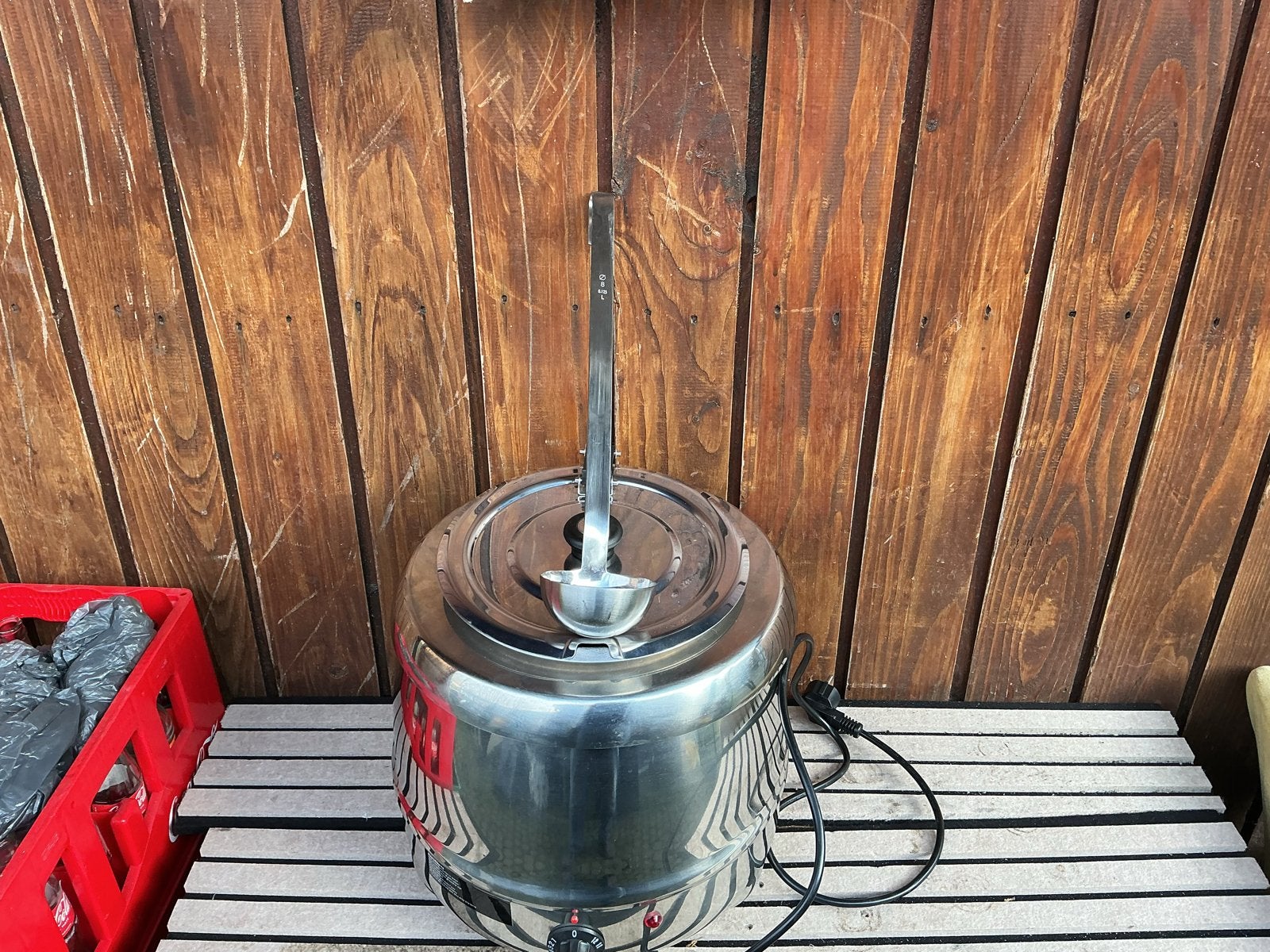 TGFF Soepketel RVS8L - Soepwarmer, Ophalen, Overige typen, Zilver, Zo goed als nieuw