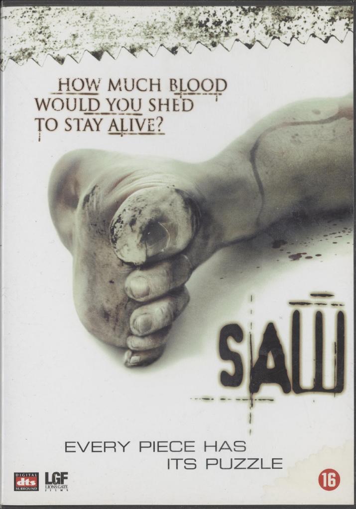 14) SAW: met Cary Elwes en Danny Glover, Vanaf 16 jaar, Ophalen of Verzenden, Gebruikt, Actiethriller