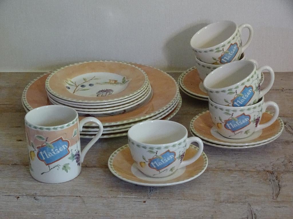 Servies, Engels, Royal Stafford CAFE PROVENCE, z.g.a.n., Antiek en Kunst, Antiek | Servies los, Ophalen of Verzenden