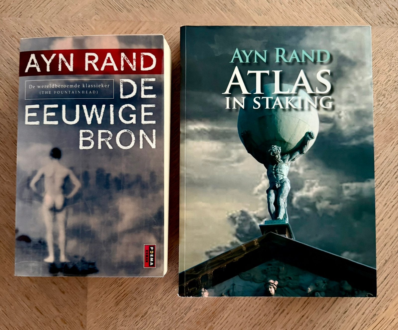 Ayn Rand: De eeuwige bron en Atlas in staking, Boeken, Ophalen of Verzenden, Zo goed als nieuw, Nederland