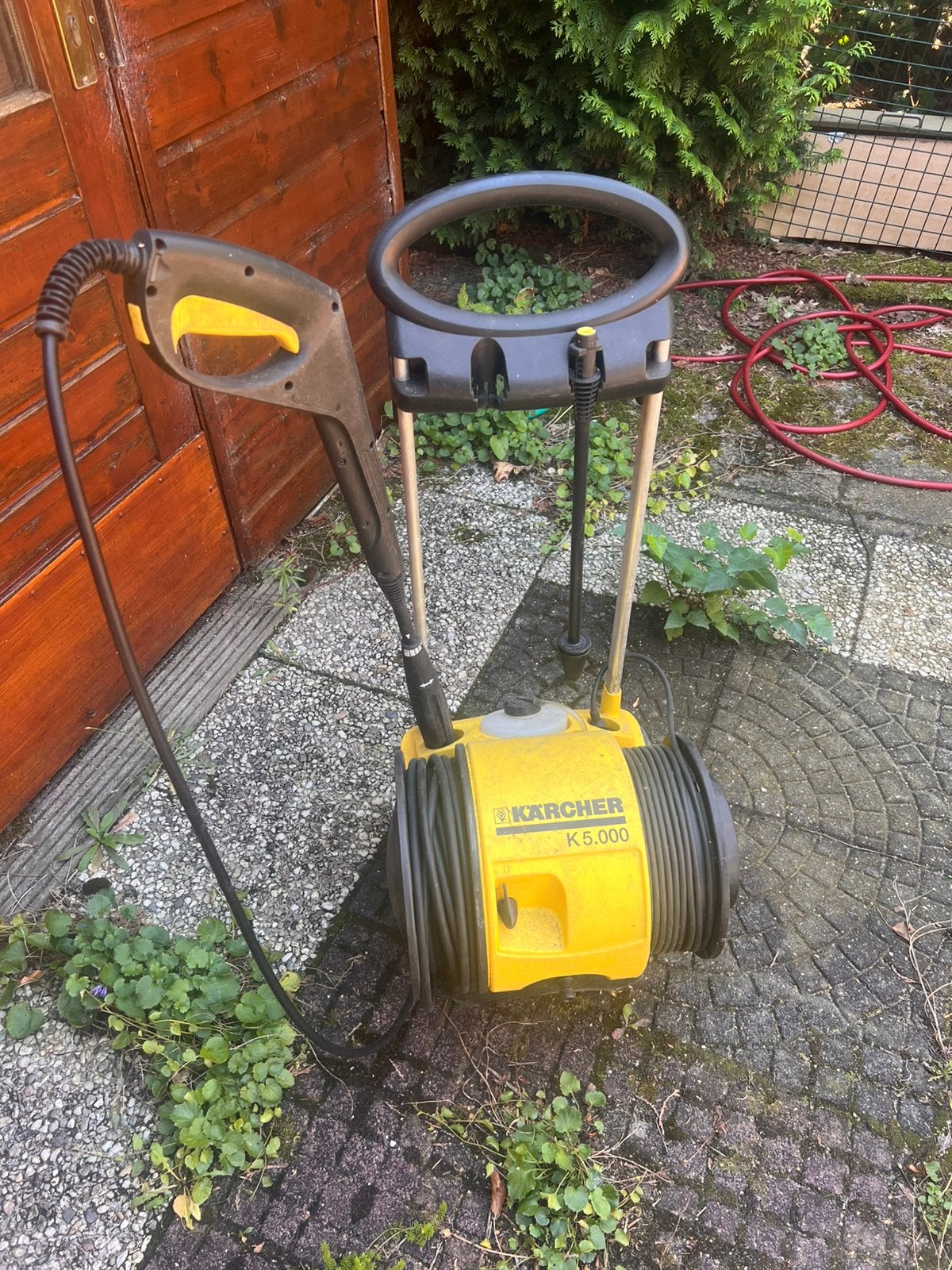 Karcher K5 K 5.000 hogedrukreiniger + gratis slang, Tuin en Terras, Ophalen, Zo goed als nieuw, Elektrisch