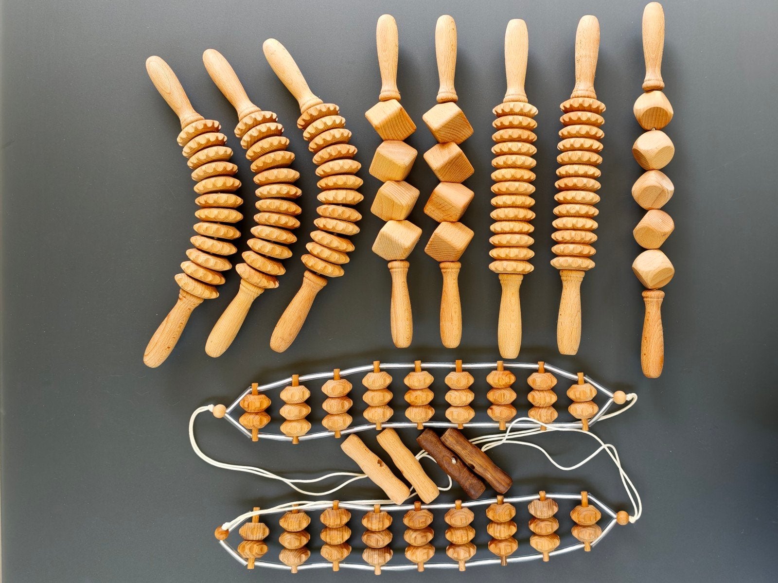 Nieuwe houten maderotherapie massage rollers, Ophalen of Verzenden, Nieuw, Apparaat