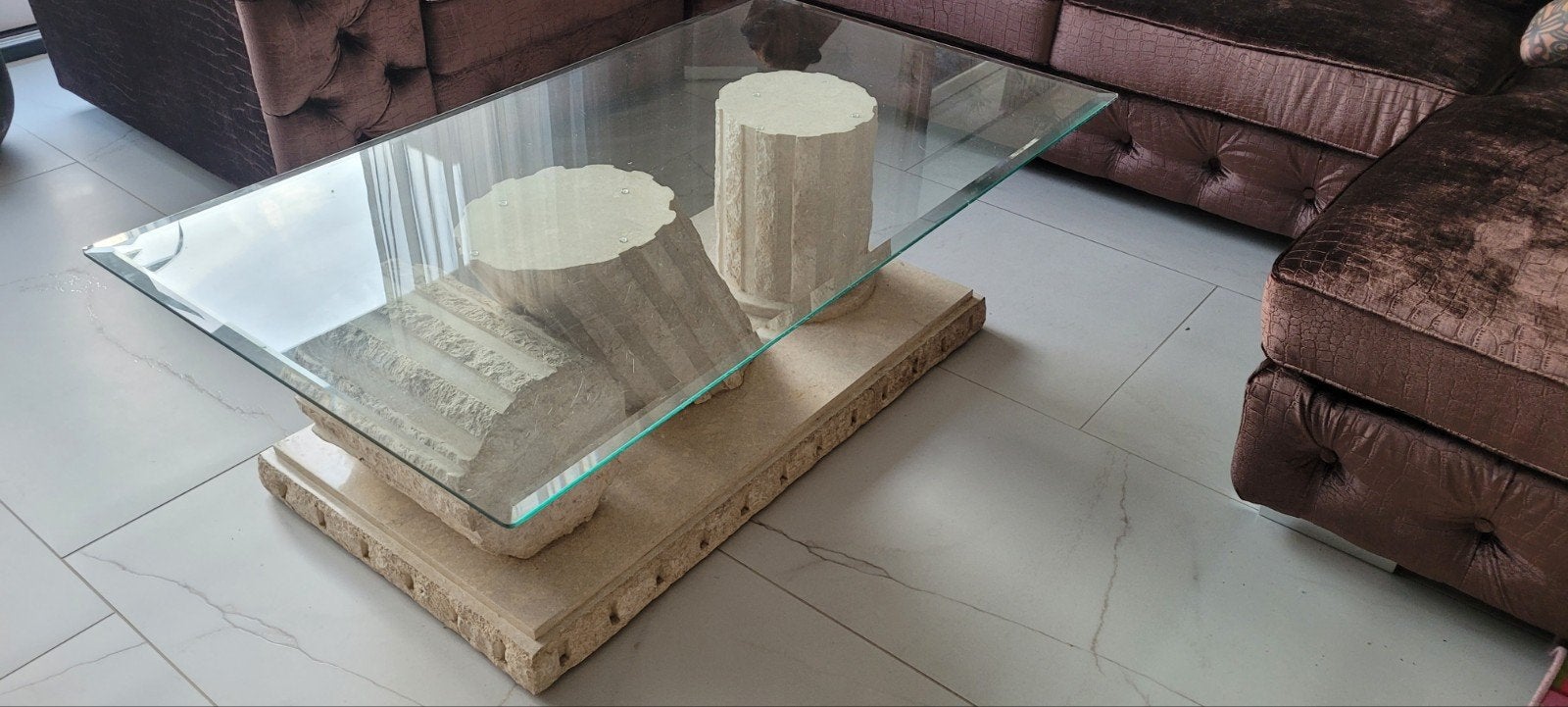manhattan meubels salontafel en eettafel, Ophalen