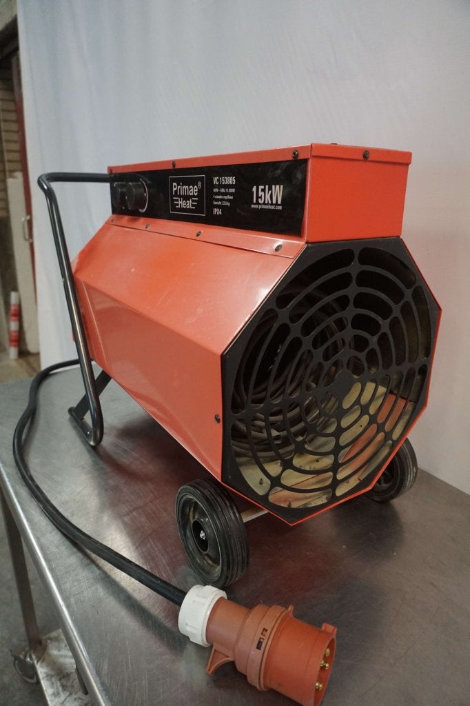 Primae heat heater werkplaatskachel kanon warmtekanon 15 kw, Doe-het-zelf en Verbouw, Verwarming en Radiatoren, 30 tot 80 cm, Gebruikt