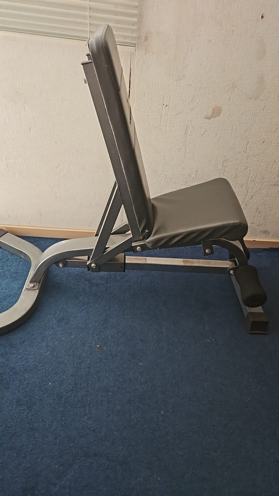 Verstelbare fitness bank - PowerMark, Gebruikt, Overige typen, Ophalen of Verzenden, Armen