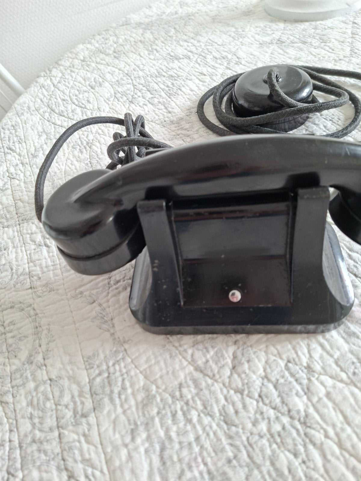 Vintage ATEA Anvers Telefoon - Bakeliet - Jaren '30/'40, Ophalen of Verzenden, Gebruikt, Bakeliet