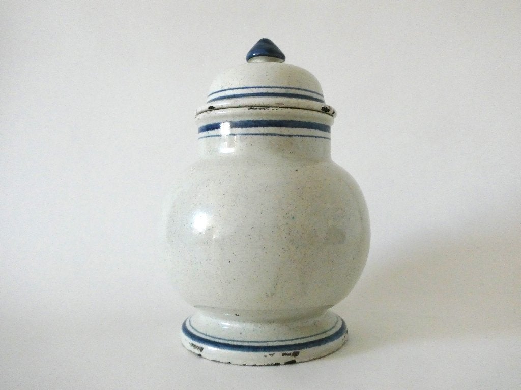 Italiaanse voorraadpot kruidenpot alloro / laurier, Antiek en Kunst, Ophalen of Verzenden