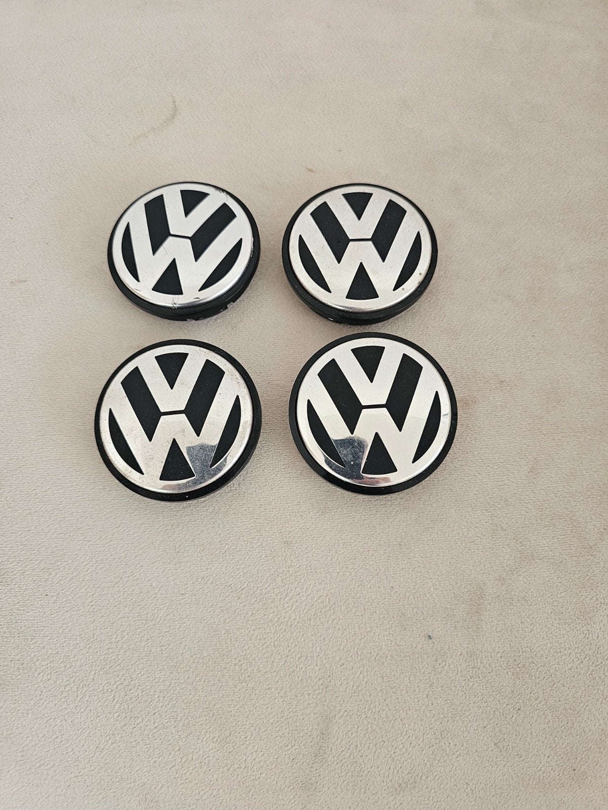 Vw.Gebruikt Wiel Naafdoppe Origineel 56mm., Auto diversen, Wieldoppen, Ophalen of Verzenden