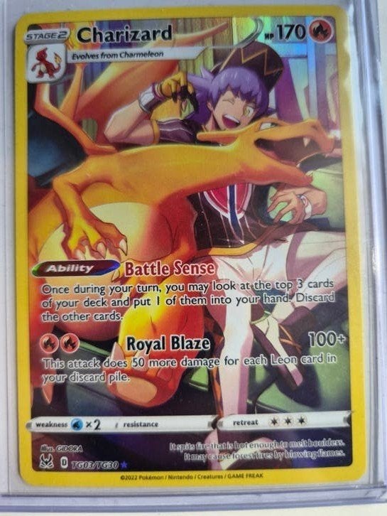 Charizard TG03/TG30 Pokémon Kaart - Brilliant Stars, Ophalen of Verzenden, Nieuw, Losse kaart, Foil