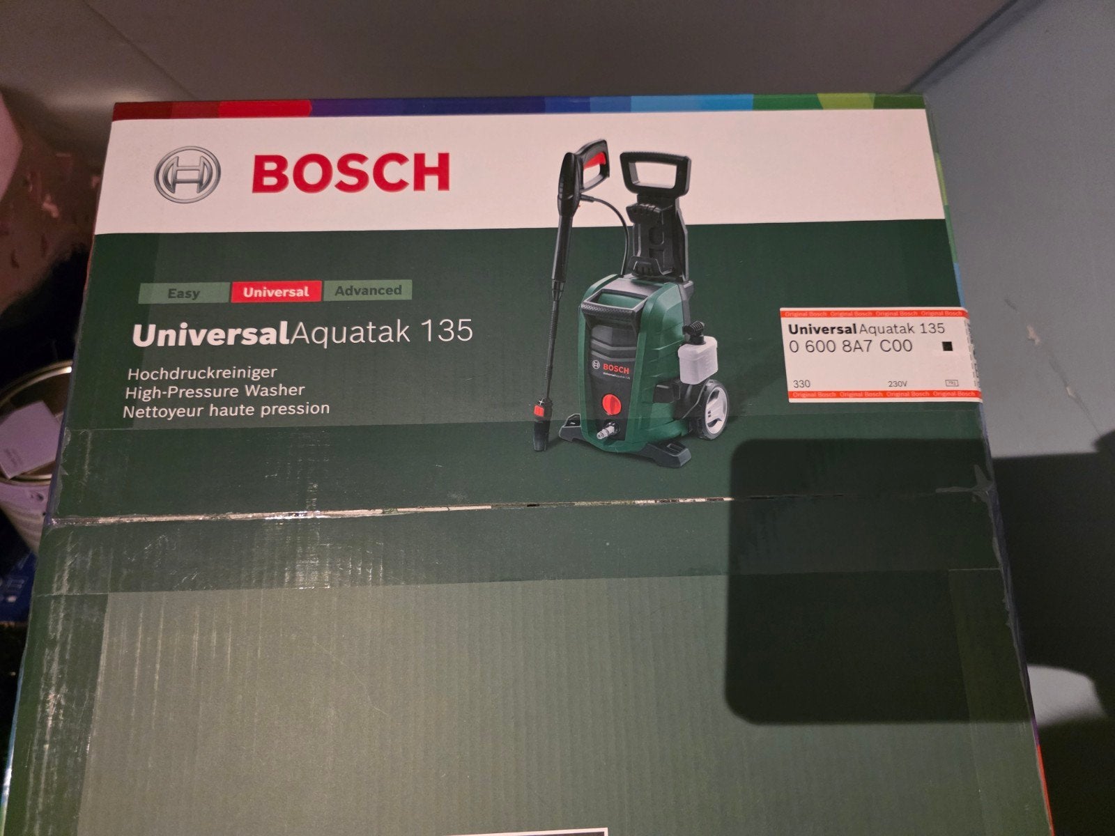 Foto 3 van Bosch UniversalAquatak 135 Hogedrukreiniger – Nieuw in doos!