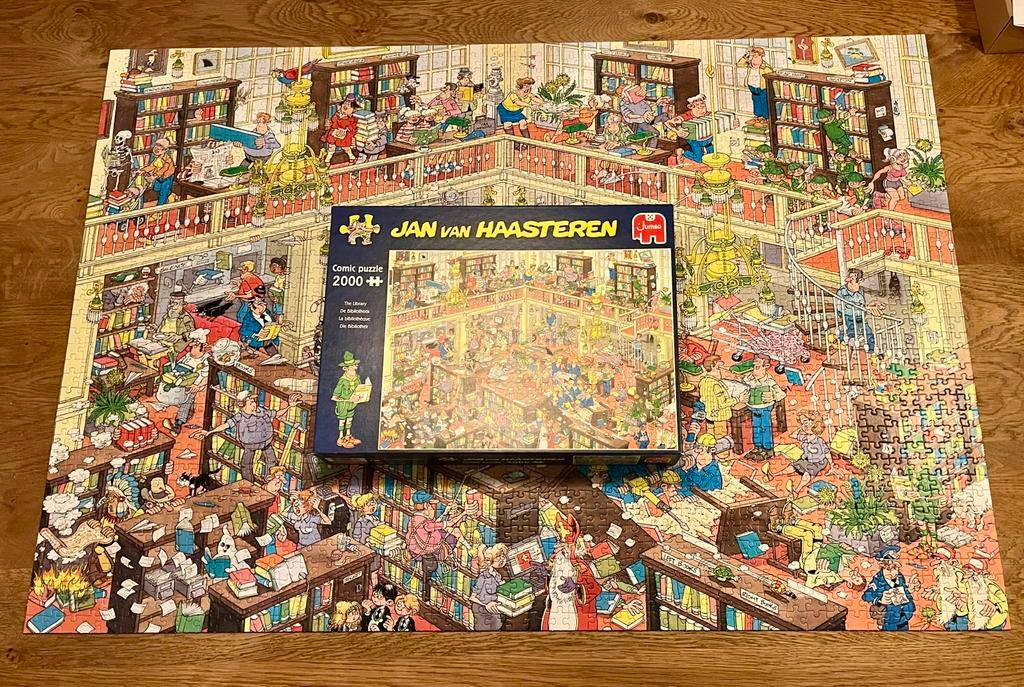 Jan van Haasteren 2000, Hobby en Vrije tijd, Denksport en Puzzels, Ophalen of Verzenden, Meer dan 1500 stukjes, Zo goed als nieuw