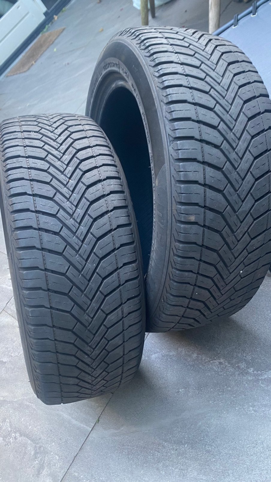 2x 185/55/15 all season banden over., Ophalen, 15 inch, 185 mm, All Season