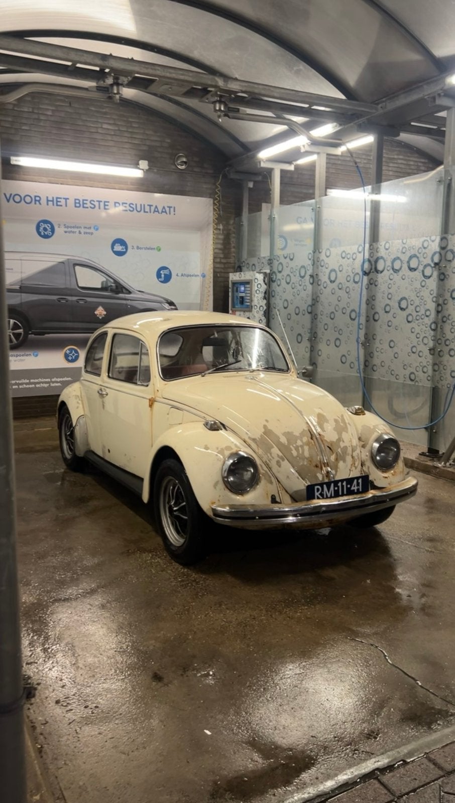 Volkswagen kever 1500cc 1968 Wit oldtimer, foto 2